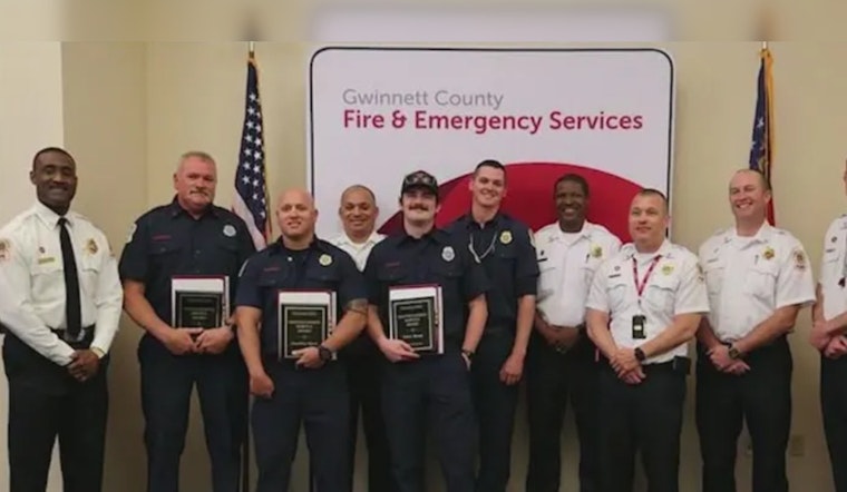 Gwinnett County Firefighters Lauded for Heroic Rescue in House Fire Near Atlanta