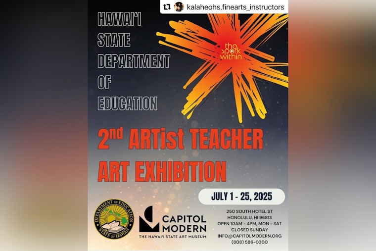 Hawaiʻi State Art Museum to Honor Public School Art Teachers with "The Spark Within" Exhibition