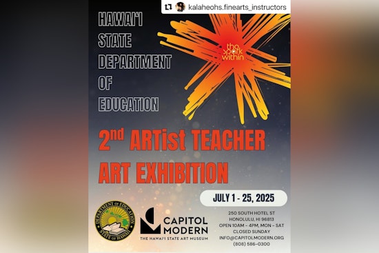 Hawaiʻi State Art Museum to Honor Public School Art Teachers with "The Spark Within" Exhibition