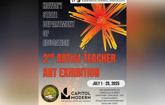 Hawaiʻi State Art Museum to Honor Public School Art Teachers with "The Spark Within" Exhibition