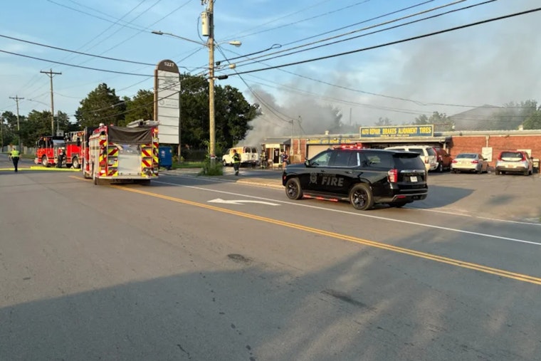 HAZMAT Teams Respond to Oil Spill from Fire at La Vergne Tire Shop
