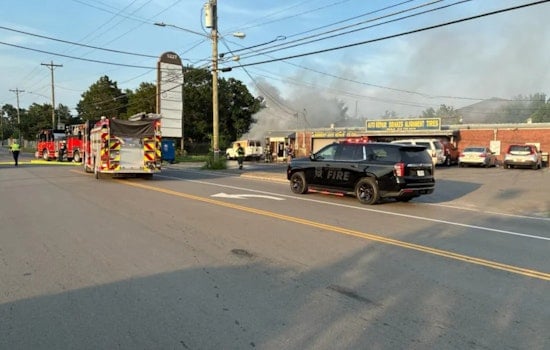 HAZMAT Teams Respond to Oil Spill from Fire at La Vergne Tire Shop