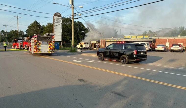 HAZMAT Teams Respond to Oil Spill from Fire at La Vergne Tire Shop