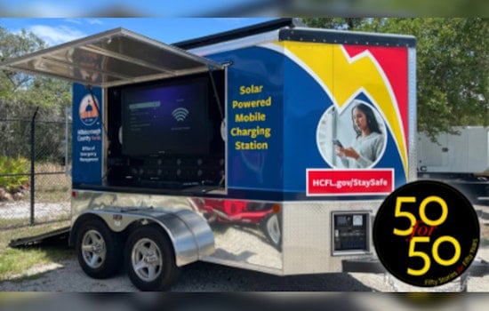 HCFL Gov Unveils Solar-Powered Mobile Charging Stations for Disaster Resilience