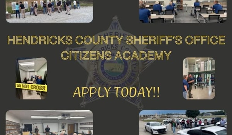 Hendricks County Sheriff's Office Now Accepting Applications for Citizens Academy Program