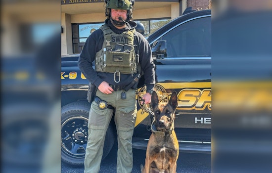 Henry County K9 Officer Duco Gets Lifesaving Body Armor from Nonprofit