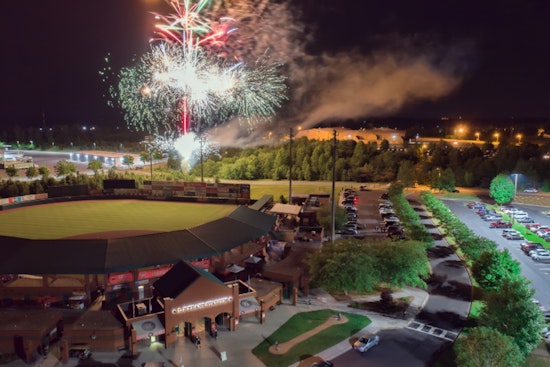 Hickory Crawdads Announce Summer Fireworks Schedule 9 Nights of Post-Game Pyrotechnics Amid Street Closures