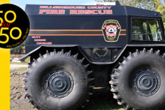 Hillsborough County Fire Rescue Unveils Amphibious SHERP Vehicles to Tackle Extreme Rescue Missions