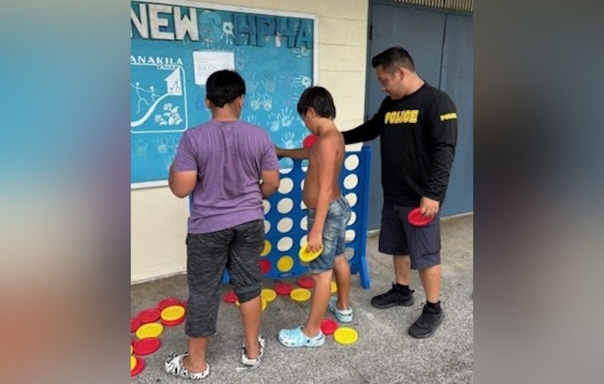 Hilo Community and Police Join Forces in Youth Outreach Event at Lanakila Housing Complex