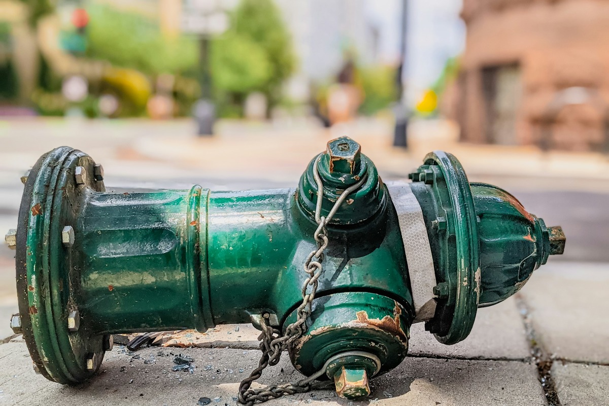 Hit-and-Run in Westlake Creates Urban Geyser, Threatens Structural Integrity of Local Church