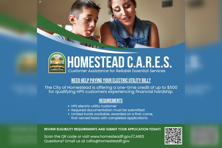 Homestead C.A.R.E.S.: City of Homestead Revamps Utility Assistance Program to Aid Residents in Need