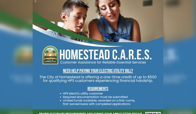 Homestead C.A.R.E.S.: City of Homestead Revamps Utility Assistance Program to Aid Residents in Need