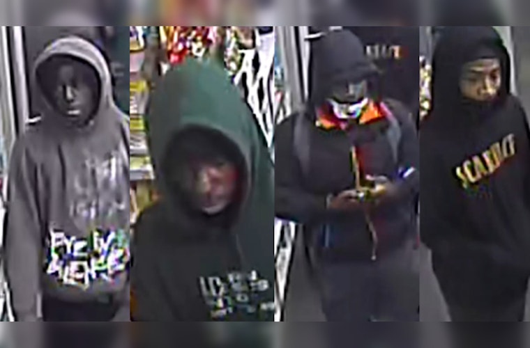 Houston Police Seek Public's Aid in Identifying Four Suspected in North Freeway Armed Robbery