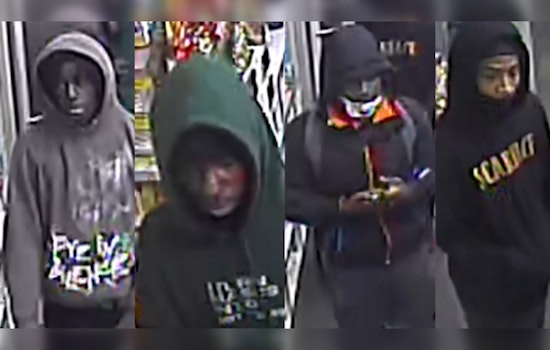 Houston Police Seek Public's Aid in Identifying Four Suspected in North Freeway Armed Robbery