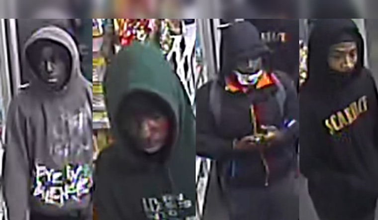 Houston Police Seek Public's Aid in Identifying Four Suspected in North Freeway Armed Robbery