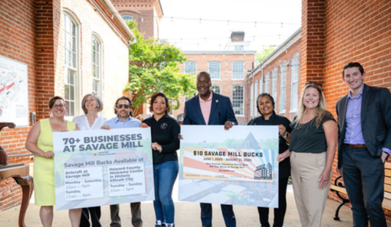 Howard County Launches 'Savage Mill Bucks' to Spur Local Spending and Support Small Businesses