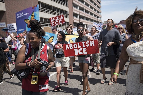 Hundreds March in San Francisco for Second Day to Protest ICE Raids and Travel Ban