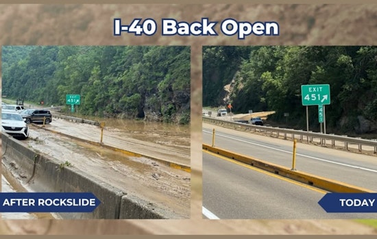 I-40 at Tennessee-North Carolina Border Reopens with Limited Capacity After Flood Cleanup Efforts