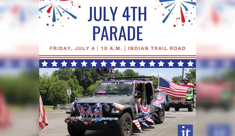 Indian Trail to Celebrate Independence Day with Annual July 4 Parade Featuring Grand Marshal Gayle Ford