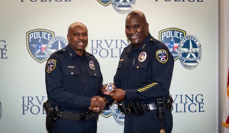 Irving Police Department Celebrates Retirement of Officer Mosby After 34 Years of Dedicated Service