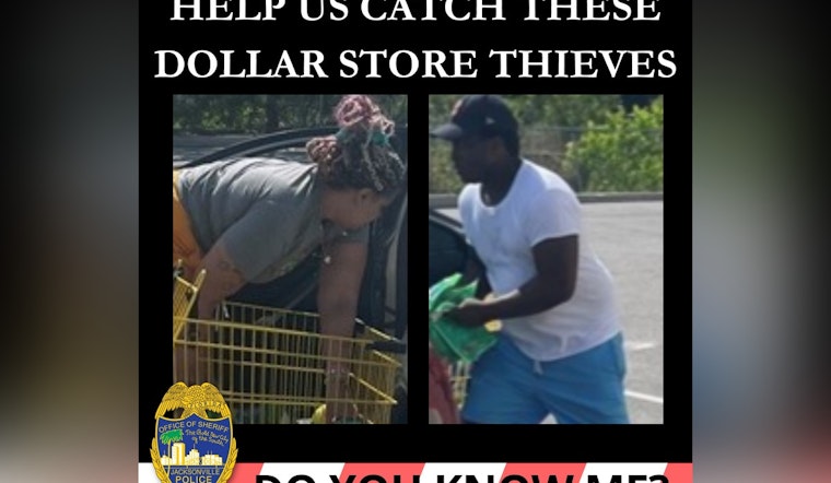 Jacksonville Sheriff's Office Seeks Public's Help to Nab Suspected Dollar Store Shoplifters in Chimney Lakes