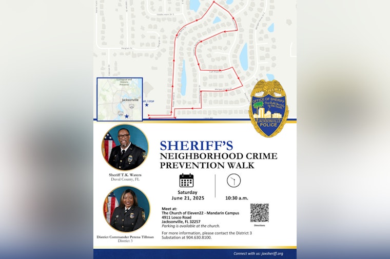 Jacksonville Sheriff's Office to Host Community Walk in Mandarin Station/Losco Area for Enhanced Police-Resident Dialogue