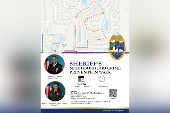 Jacksonville Sheriff's Office to Host Community Walk in Mandarin Station/Losco Area for Enhanced Police-Resident Dialogue