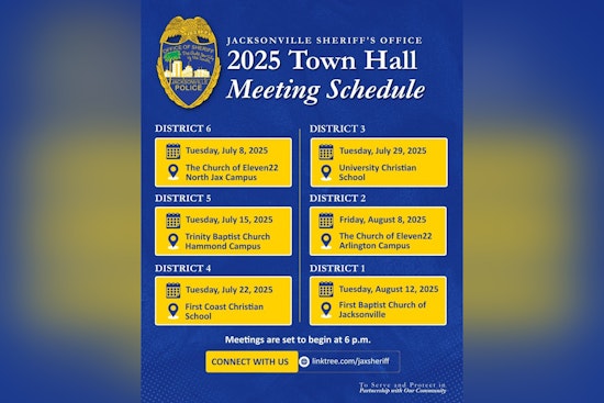 Jacksonville Sheriff's Office to Host Summer Town Halls for Community Engagement