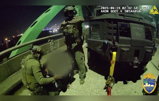 Jacksonville SWAT Team and Patrol Officers Save Woman from Potential 141-Foot Fall from Hart Bridge