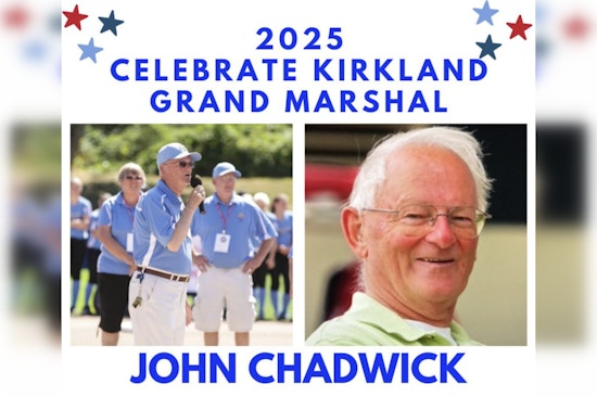 John Chadwick Honored as Grand Marshal for Kirkland's 26th Annual 4th of July Parade