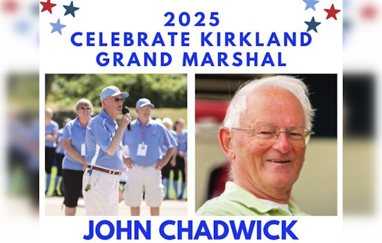 John Chadwick Honored as Grand Marshal for Kirkland's 26th Annual 4th of July Parade