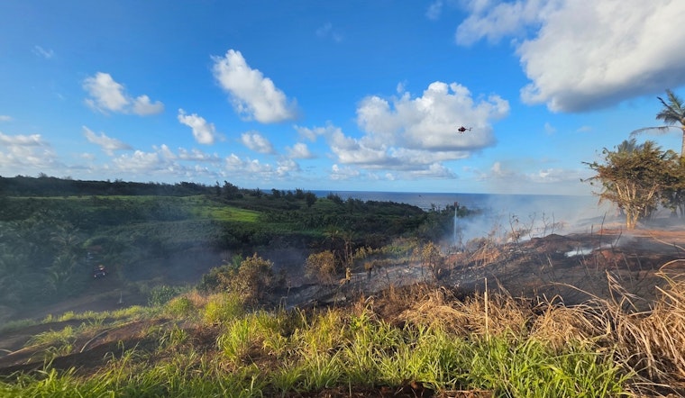 Kaua‘i Firefighters Successfully Contain 5-Acre Brush Fire in Keālia