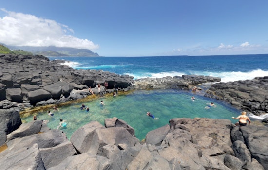 Kauai's Queen's Bath Closed to Public Due to Dangerous Ocean Swell