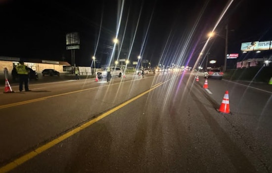 Knoxville Police Conduct Sobriety Checkpoint on Kingston Pike, Arrest Individual with Outstanding Warrant