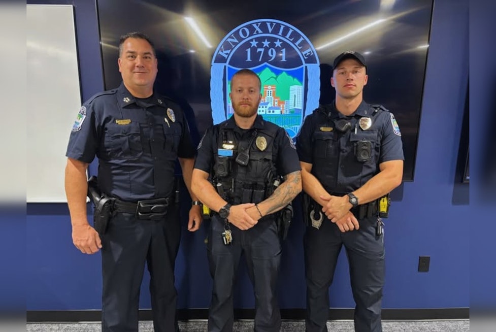 Knoxville Police Officers Honored for Life-Saving Response to Overdose on Skyline Drive