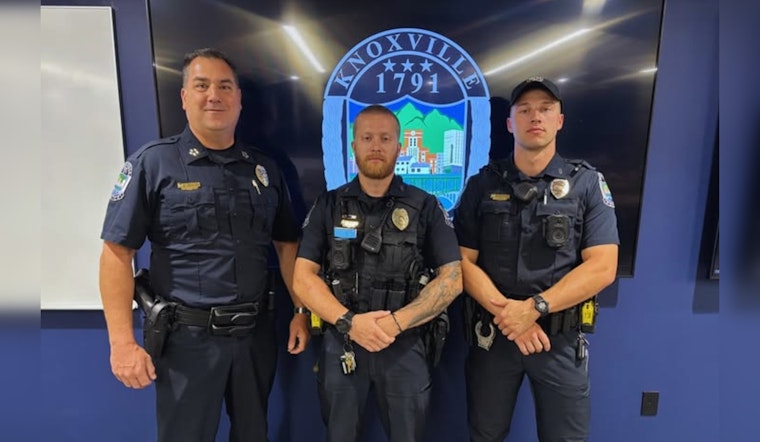 Knoxville Police Officers Honored for Life-Saving Response to Overdose on Skyline Drive