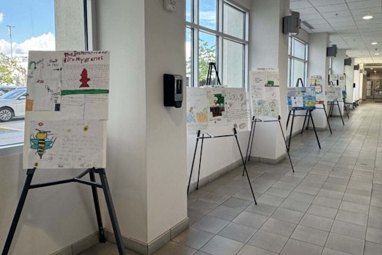 Las Cruces City Hall Features Fourth Graders' Water Conservation Posters in New Exhibition