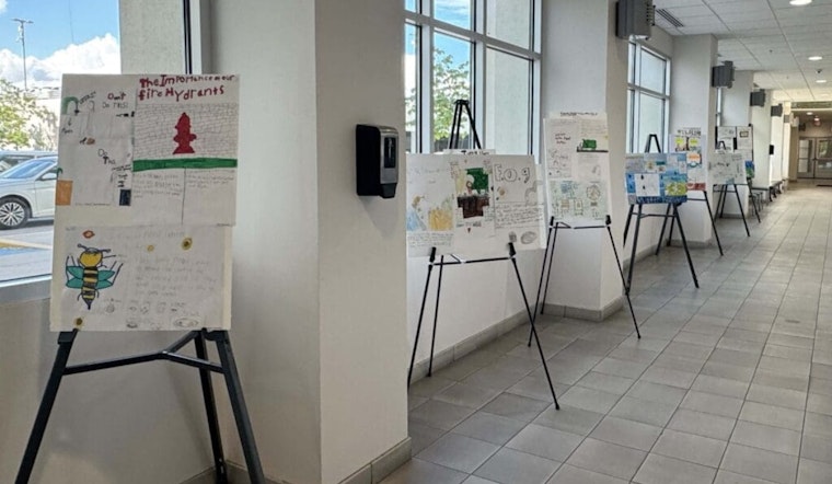 Las Cruces City Hall Features Fourth Graders' Water Conservation Posters in New Exhibition