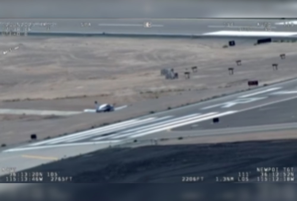 Las Vegas Pilot's Skilled Emergency Landing Safeguards Passengers, Police Chopper Assists Above North Las Vegas Airport