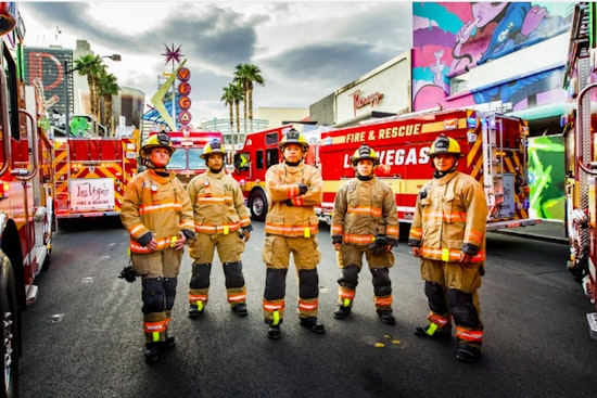 Las Vegas Welcomes New Fire Engine with Traditional Push-In Ceremony at Fire Station 1