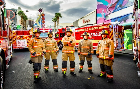 Las Vegas Welcomes New Fire Engine with Traditional Push-In Ceremony at Fire Station 1