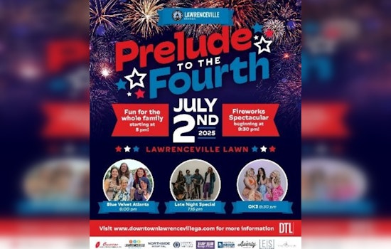 Lawrenceville Preps for "Prelude to the Fourth" Festivities with Bands, Fireworks, and Community Fun