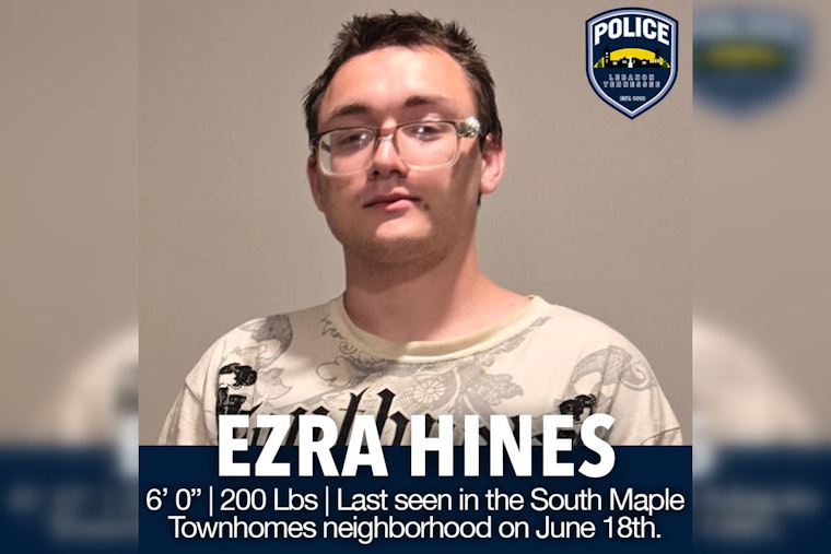 Lebanon Police Seek Public Help to Find Missing 23-Year-Old Ezra Hines