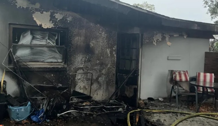 Lightning Strike Ignites House Fire in Clearwater, Residents Safely Evacuate