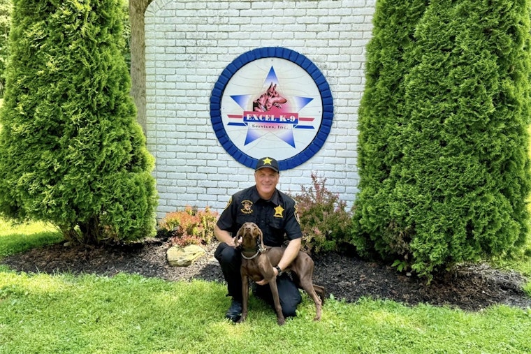 Lorain County Celebrates K-9 Officer Holbrook and Partner Chewy's Graduation and Certifications