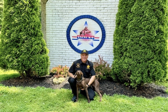 Lorain County Celebrates K-9 Officer Holbrook and Partner Chewy's Graduation and Certifications