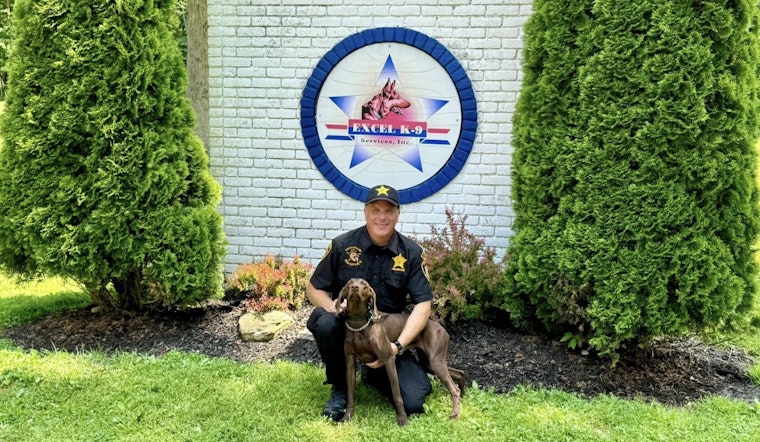 Lorain County Celebrates K-9 Officer Holbrook and Partner Chewy's Graduation and Certifications