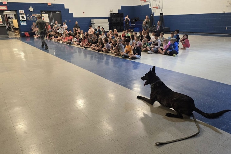 Loudon County Sheriff's Office K-9 Unit Charms Eaton Elementary With Special Demonstration