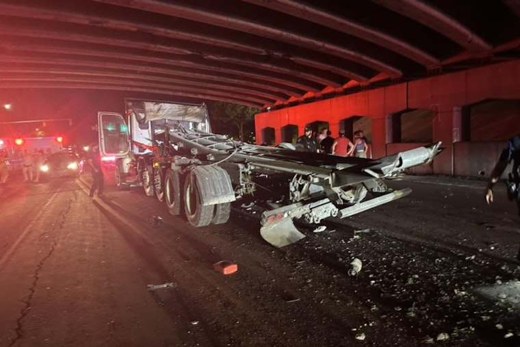 M-50 Reopens After Overpass Struck by Refuse Hauler in Dundee, No Injuries Reported