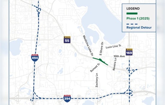 Major Highway 55 Closure in Plymouth: Station 73 TRIP Project Commences